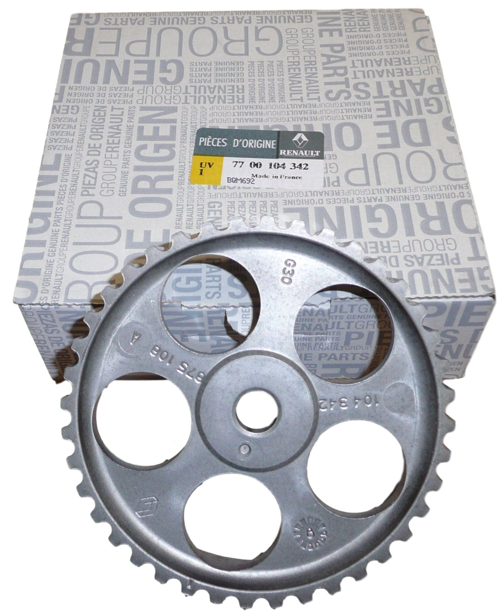 Ruota distribuzione 7700104342 Renault Nuovo Originale main product photo