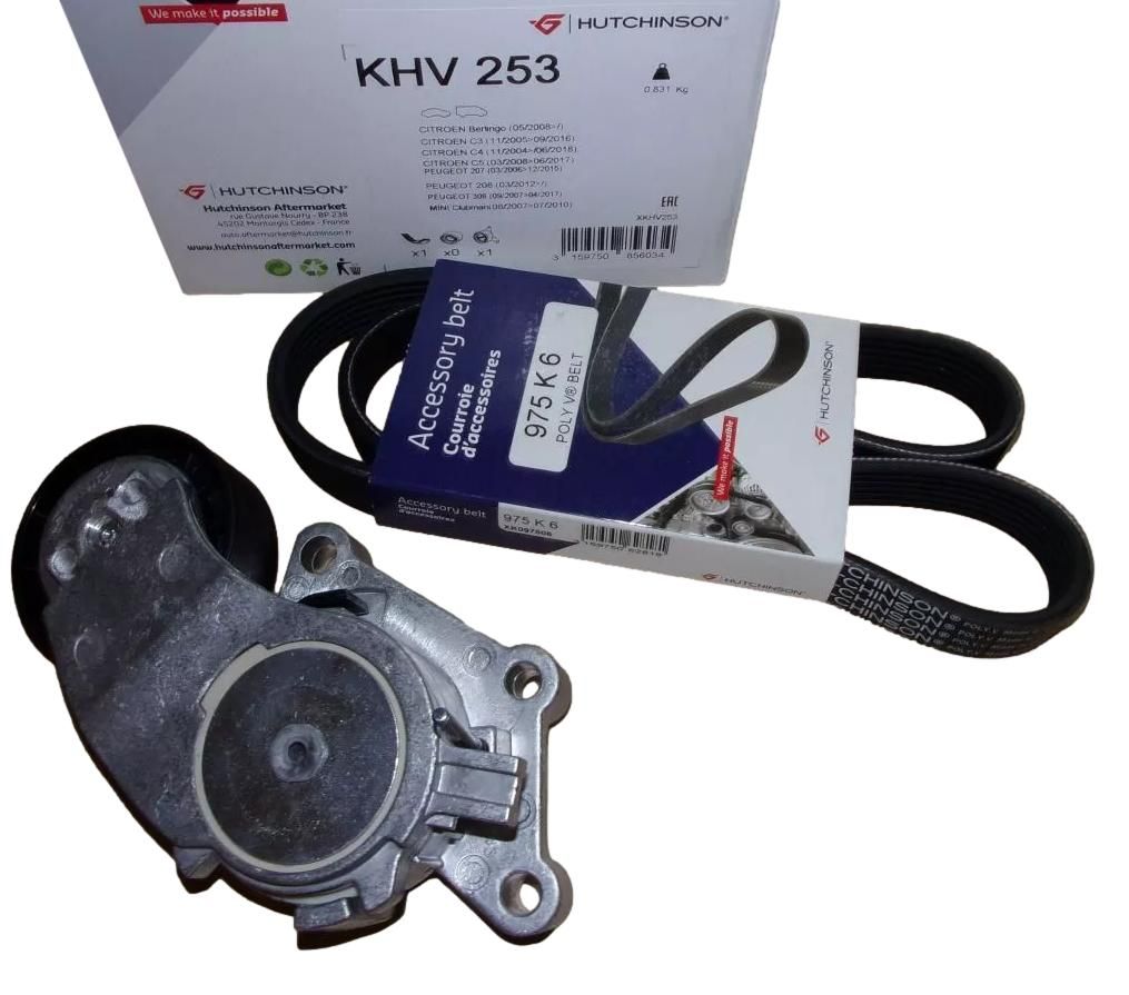 Tendicinghia Trasmissione Fare Citroen Peugeot KHV253 1611277580 Hutchinson main product photo