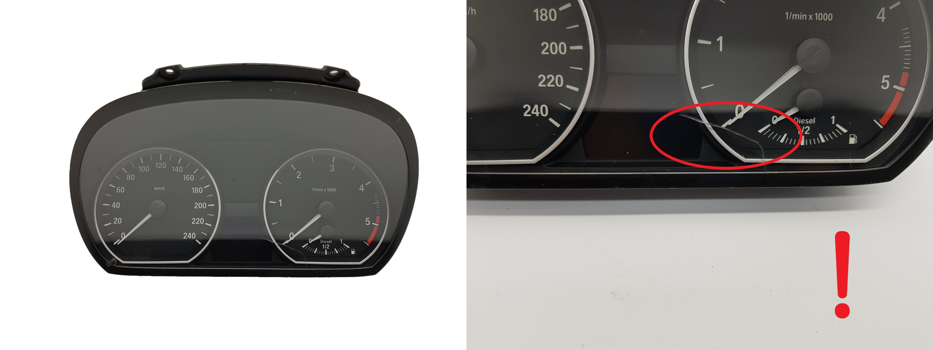 Tachimetro BMW 1 E81 E87 9122591-01 1024952-62 2015 main product photo