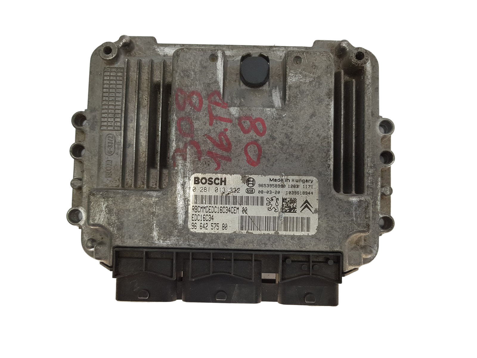 Centralina 0281013332 9664257580 9653958980 EDC16C34 PSA Bosch 13484 main product photo