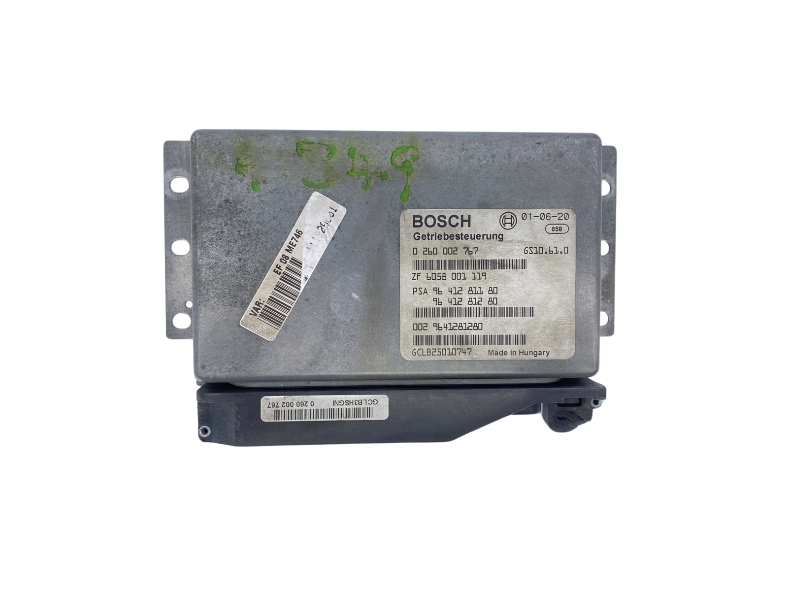 Centralina PSA 0260002767 9641281180 Bosch 63450 main product photo