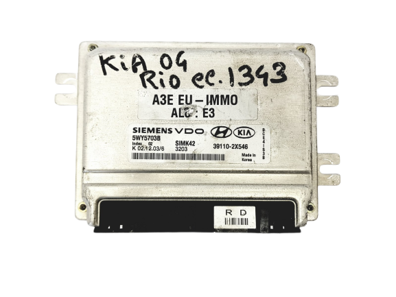Centralina 5WY5703B 39110-2X546 KIA Hyundai Siemens main product photo