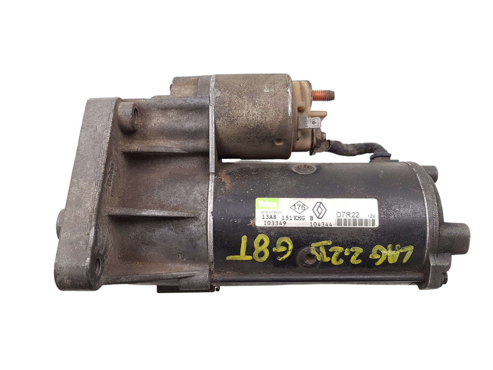 Motorino Avviamento Renault 7700104344 D7R22 2.2 D Valeo 1255 main product photo