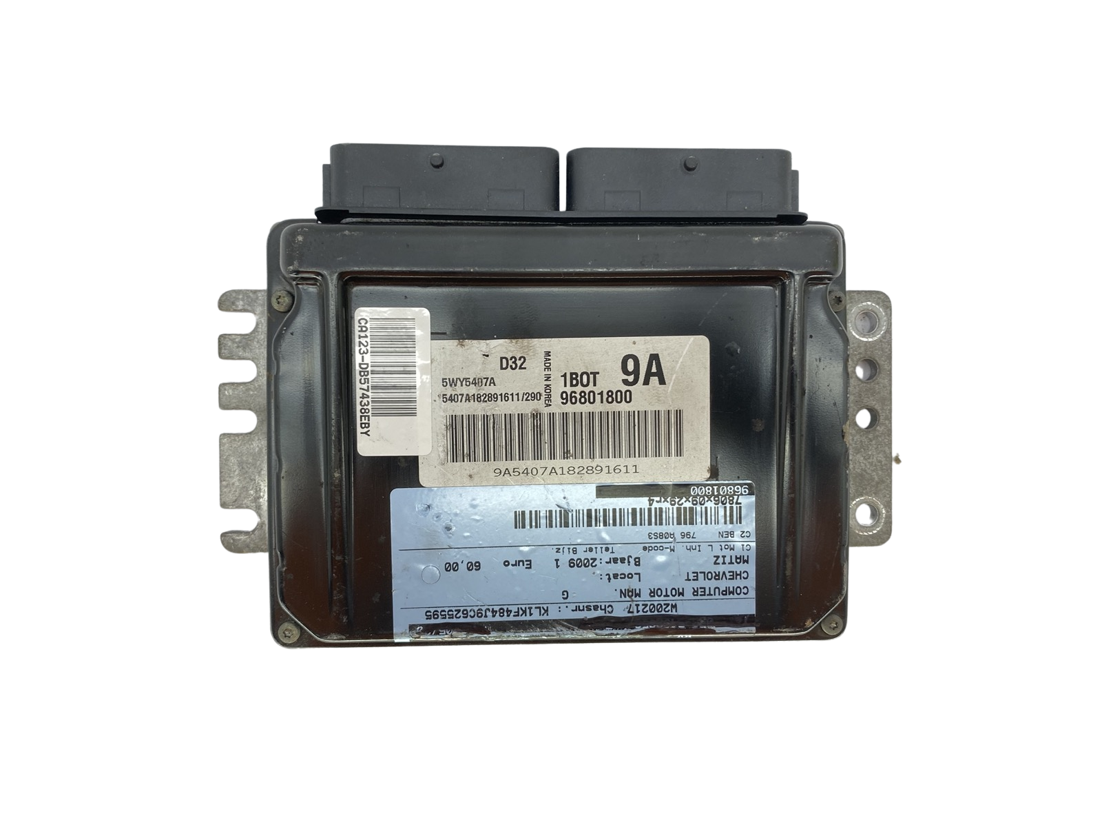 Centralina 96801800 5WY5407A D32 1BOT 9A Chevrolet Kemsco 57438 main product photo