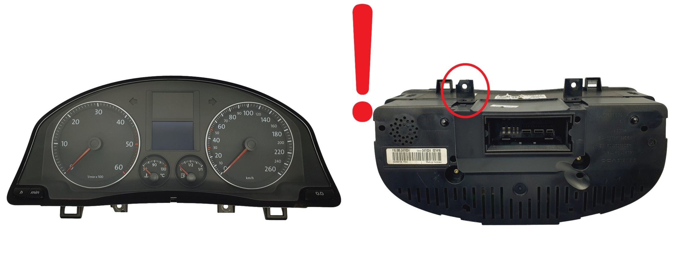 Tachimetro VW Golf MK5 1K0920860L 110080247024 69455 main product photo
