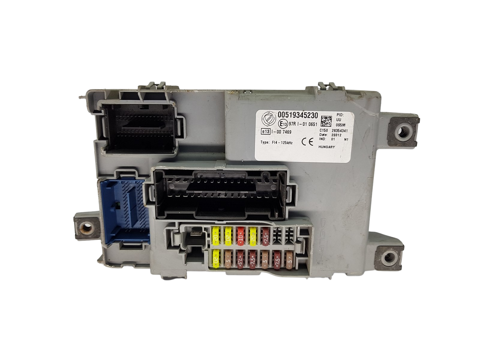 Centralina 00519345230 97RI-010651 28354341 Fiat Delphi 20646 main product photo