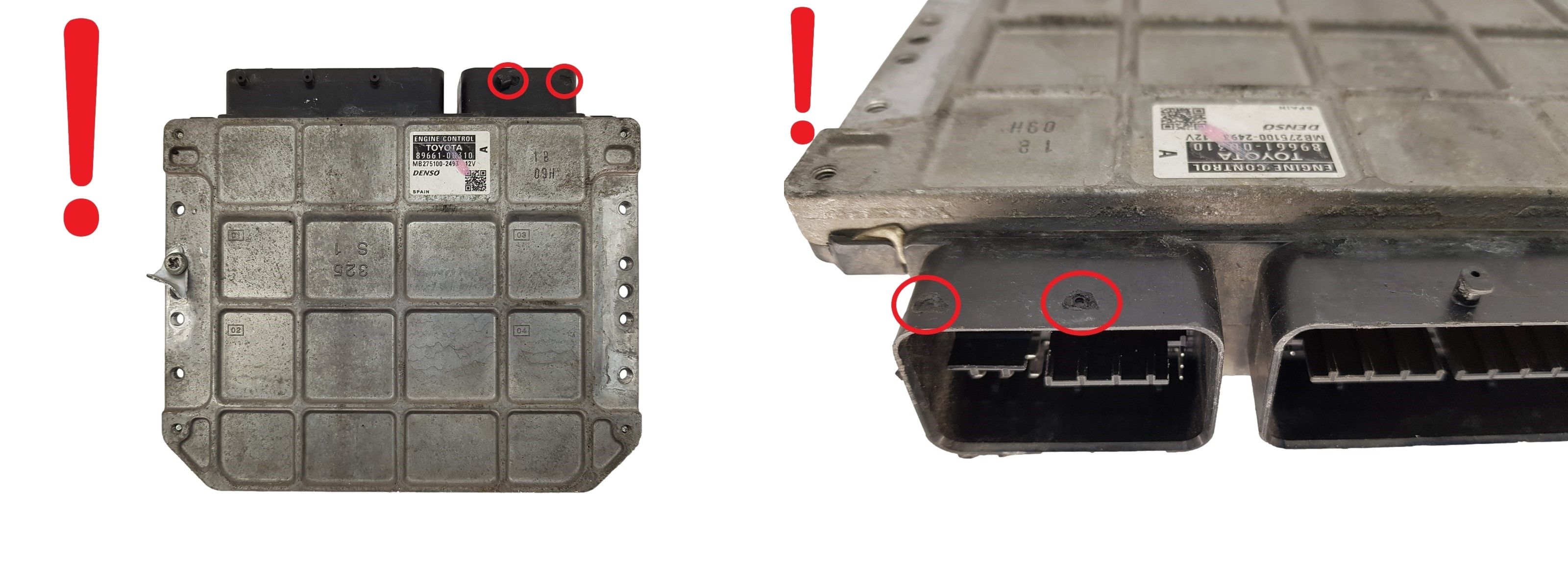 Centralina 89661-0D310 MB275100-2493 Toyota Denso 3359 main product photo