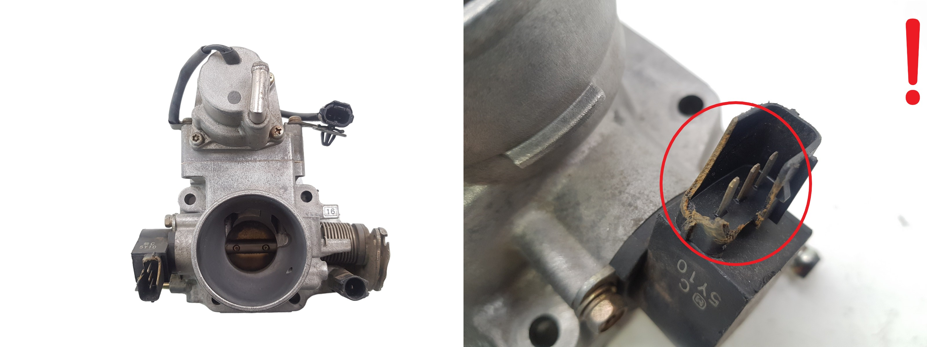 Valvola corpo farfallato Mazda 626 E0T13471 main product photo