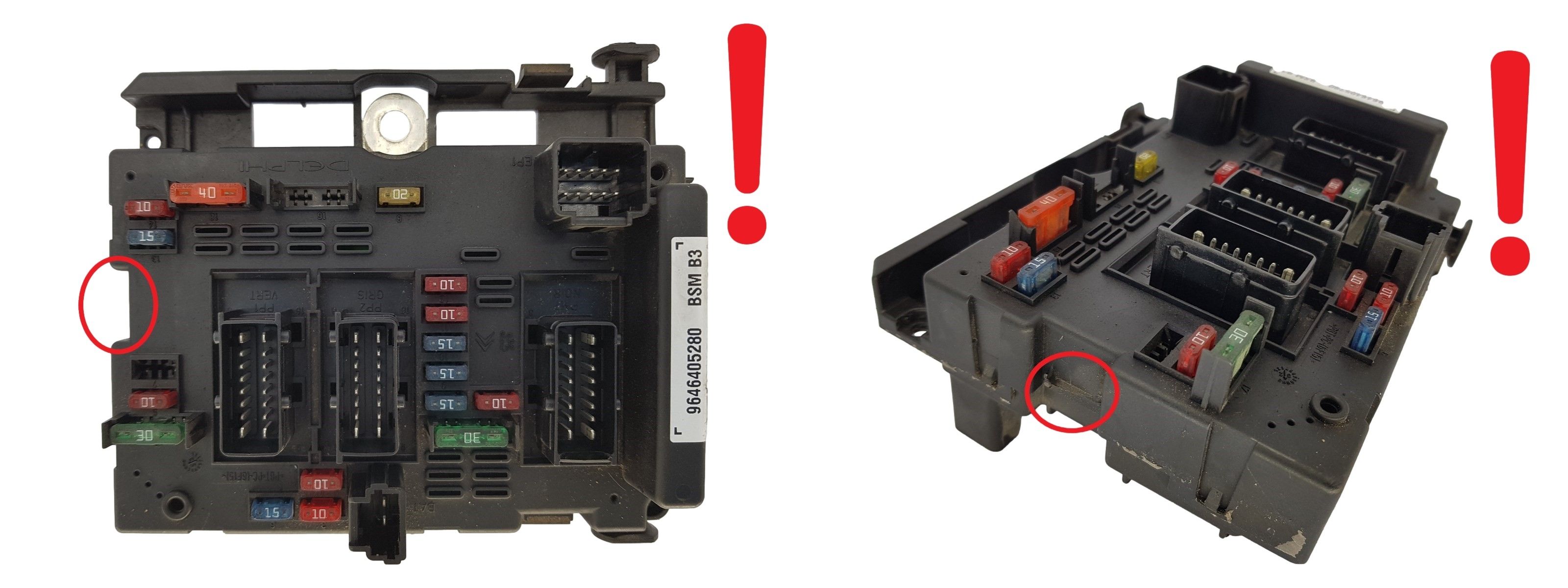 Centralina BSM B3 9646405280 PSA Delphi 1646 main product photo