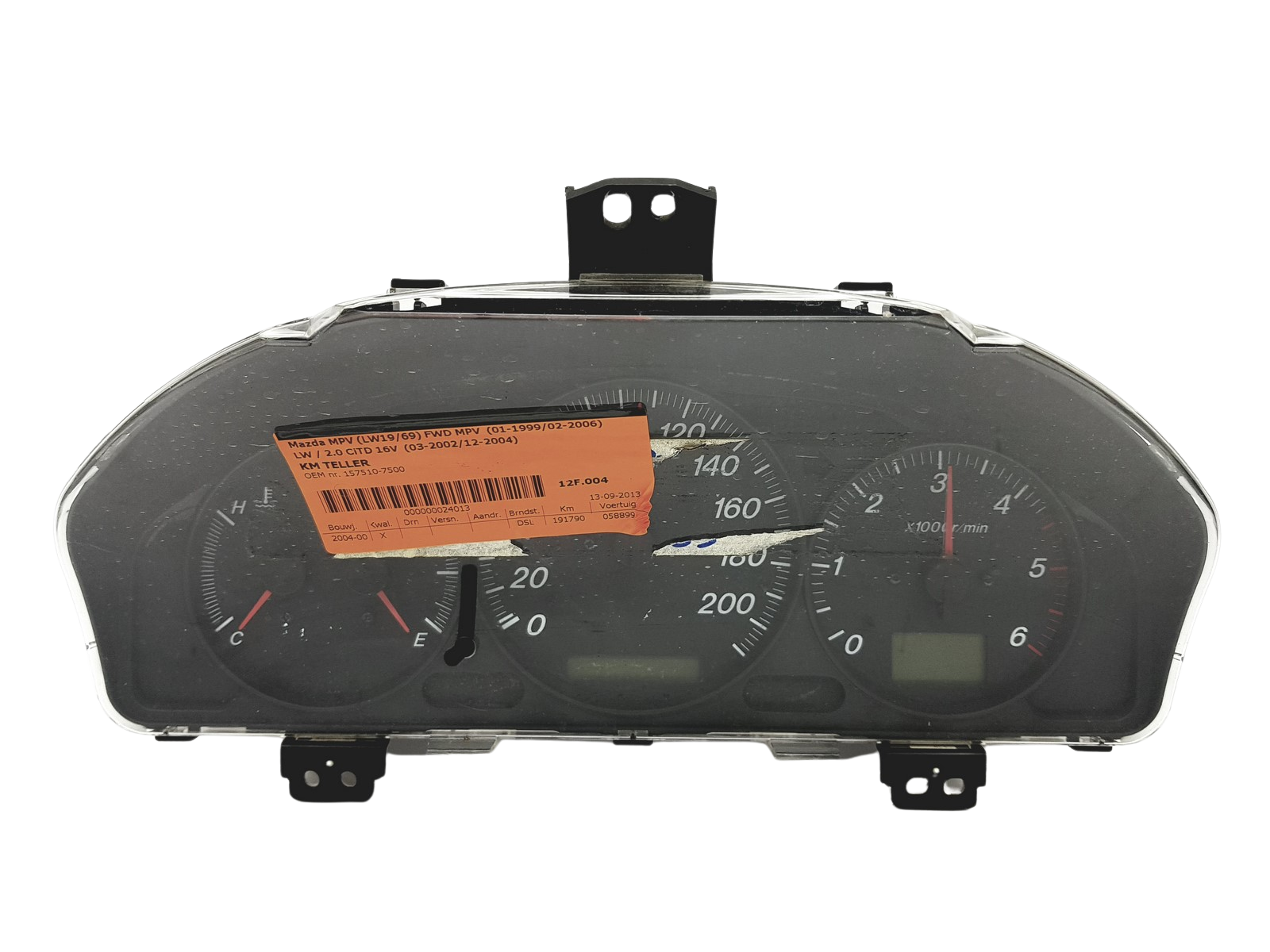 Contagiri Mazda MPV LD6355430 1575110-7500 main product photo