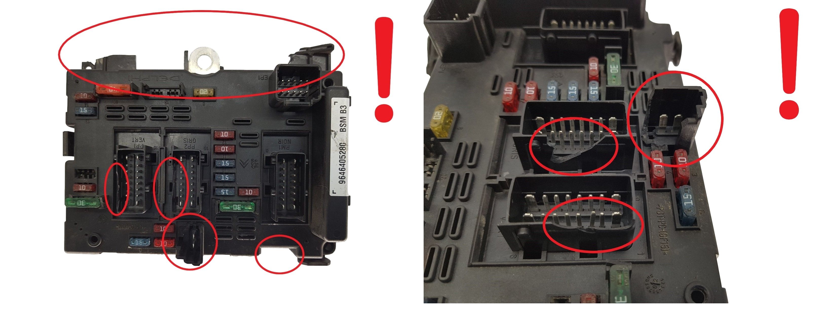 Centralina BSM B3 9646405280 PSA Delphi 2310 main product photo