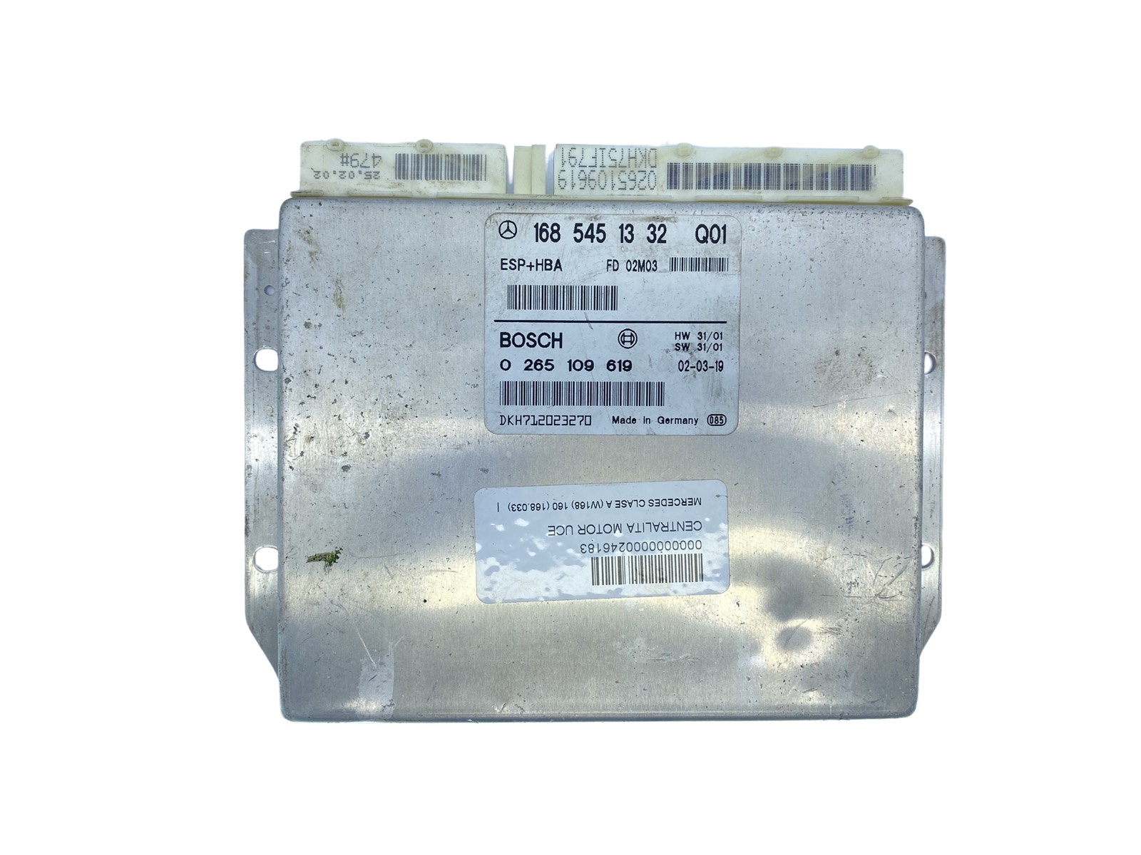 Centralina 1685451332Q01 0265109619 Mercedes Bosch 64027 main product photo