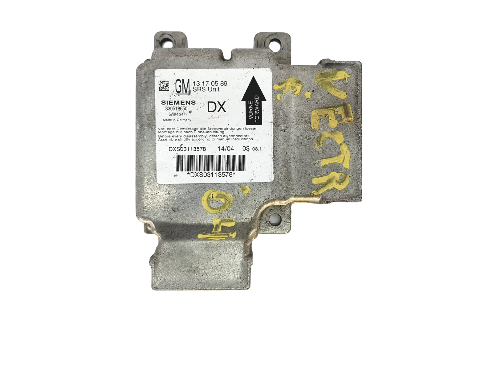 Modulo centralina Opel 13170589 5WK43471 Temic main product photo