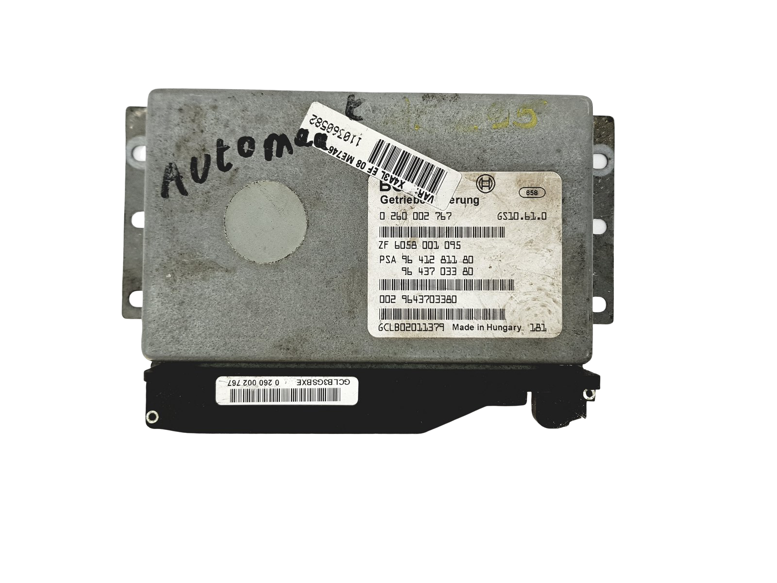 Centralina PSA 0260002767 9641281180 Bosch 22147 main product photo