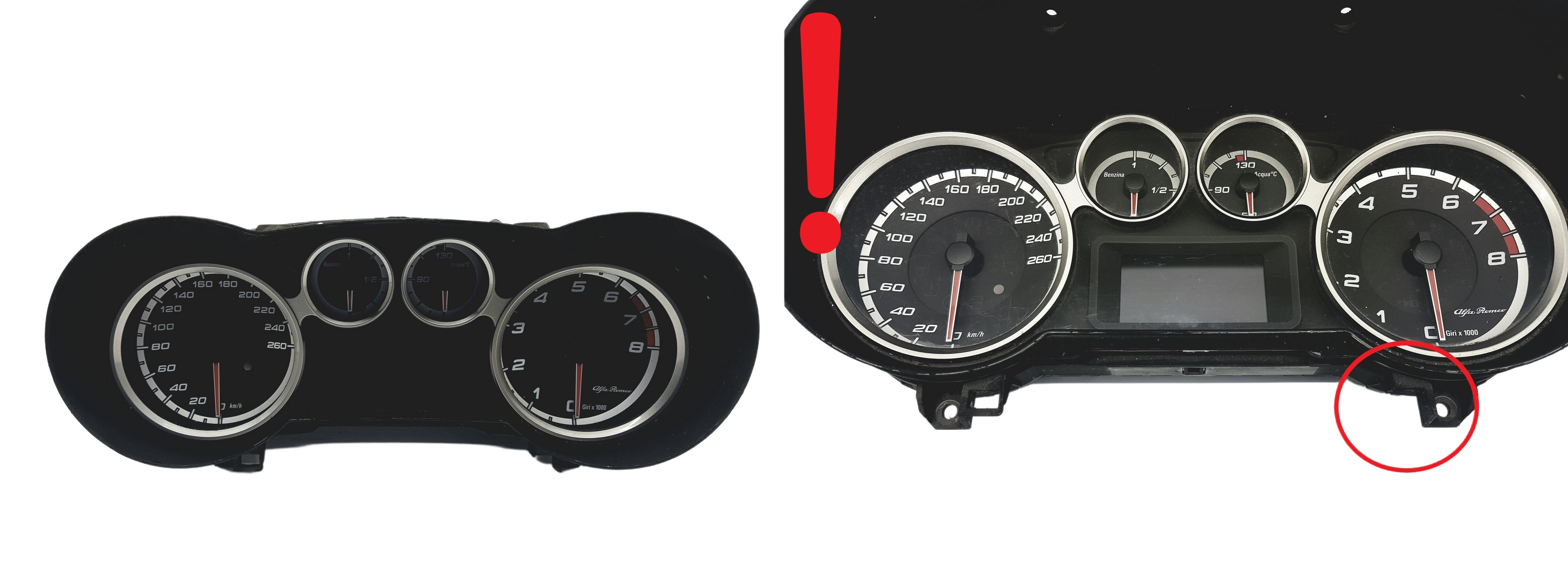 Tachimetro Alfa Romeo Mito 50508530 A2C53298011 54204 main product photo