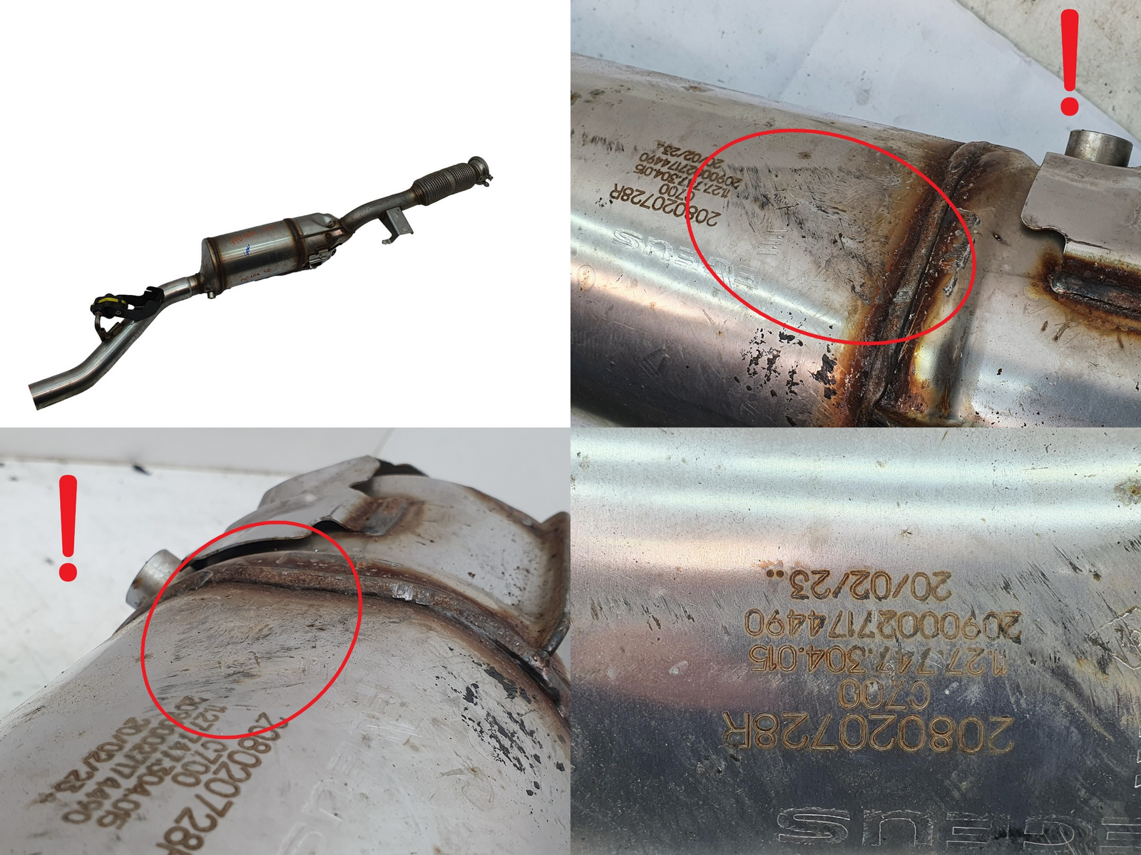 Catalizzatore 208020728R 2.0 dci Renault Trafic 3 0km main product photo