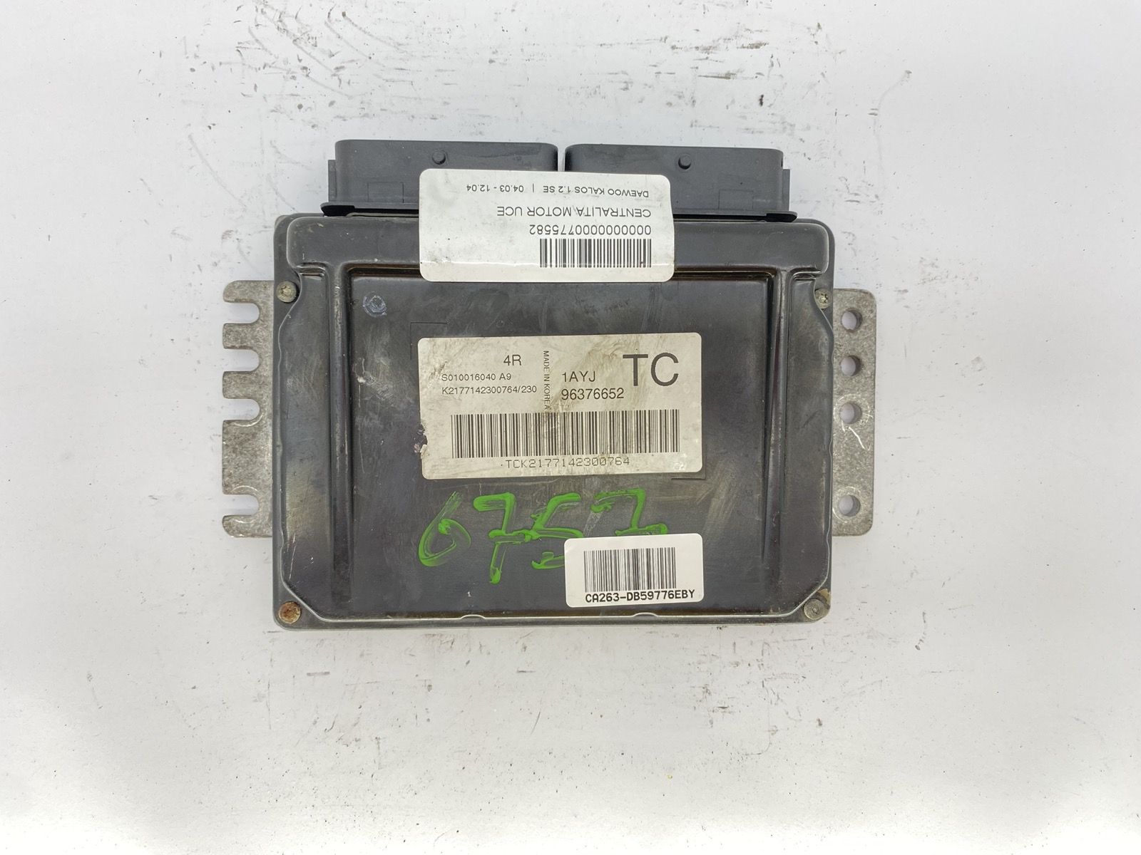 Centralina 96376652 S010016040A9 1AYJ Chevrolet Daewoo Kemsco 59776 main product photo