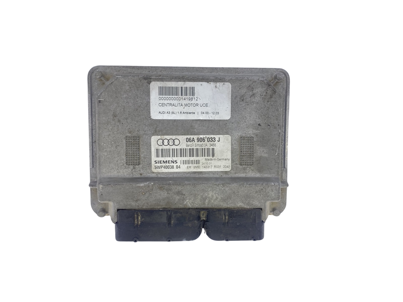 Centralina 06A906033J 5WP40038 04 Audi Siemens 61653 main product photo