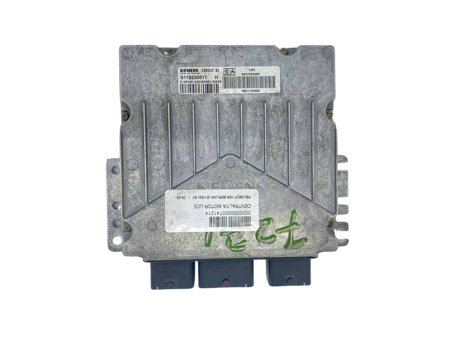 Centralina S118230011H 9647055080 9641133380 PSA Siemens main product photo