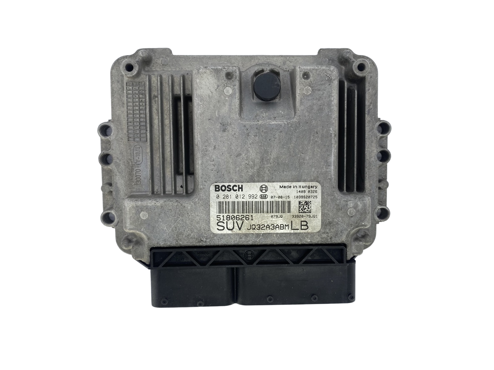 Centralina 0281012992 51806261 JQ32A3ABM Fiat Bosch 48390 main product photo