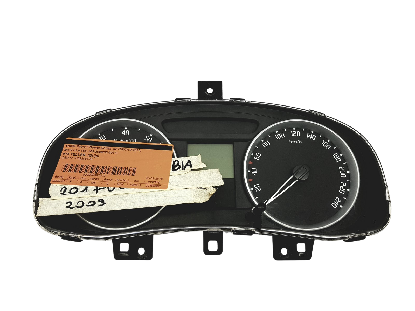 Contagiri Skoda Fabia 5J0920810B VDO 52356 main product photo