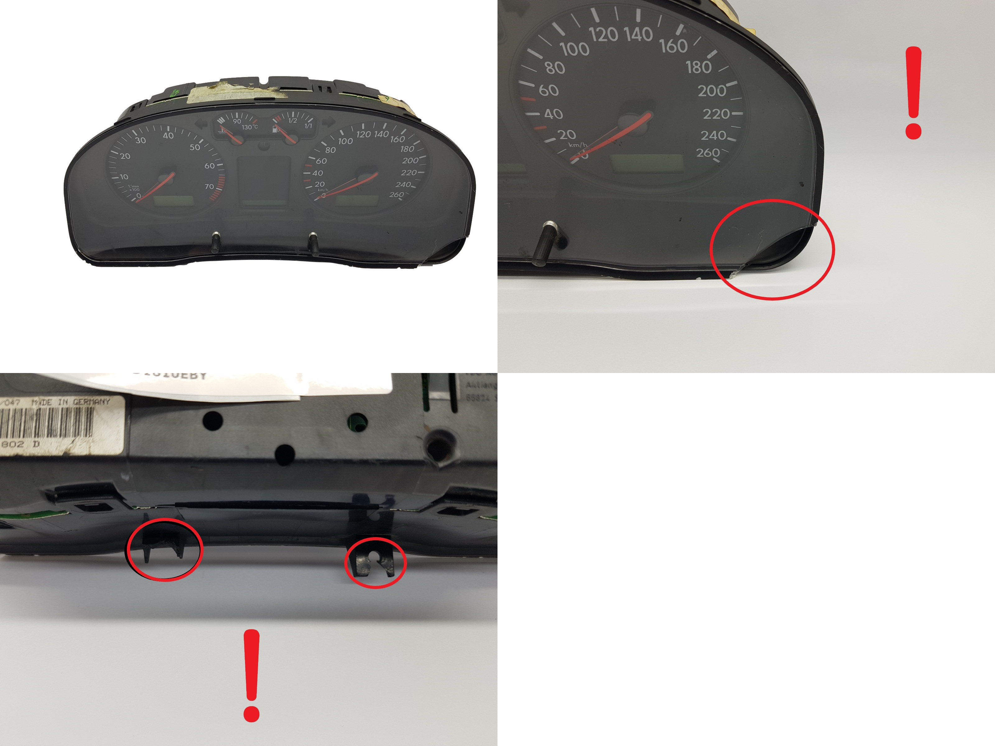Tachimetro VW Pasat 3B 3B0920802D main product photo