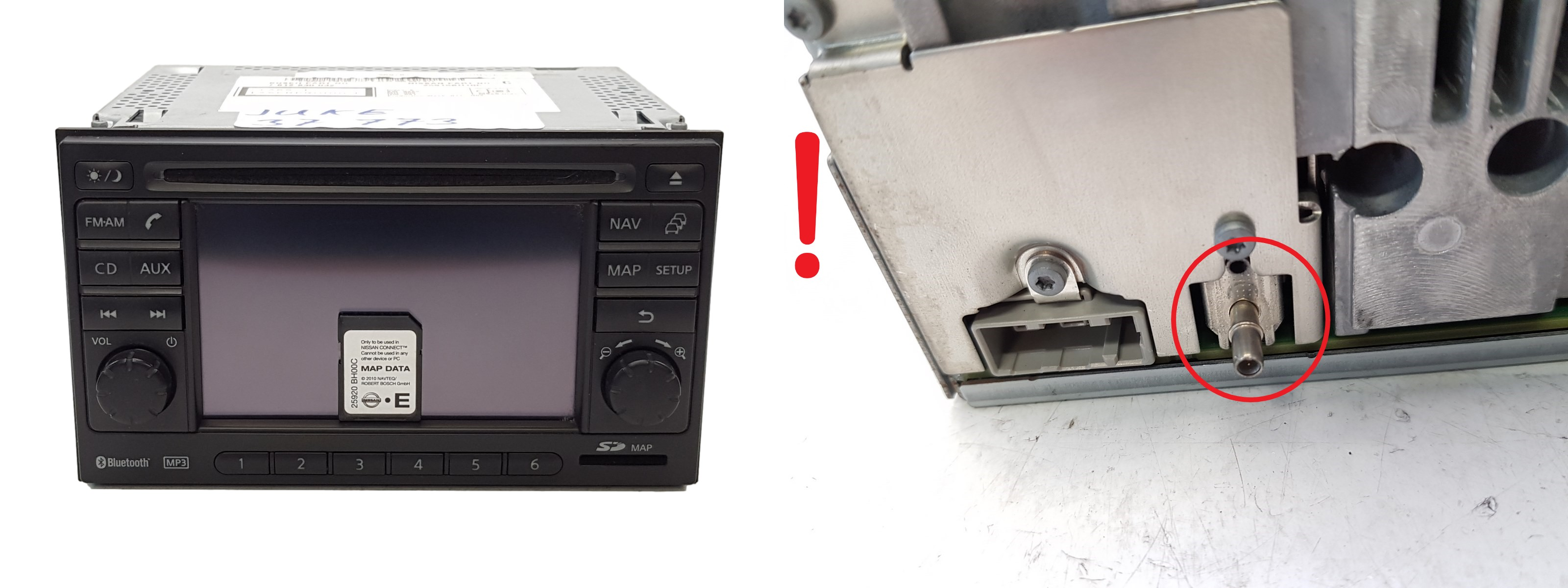 Navigazione Radio Nissan Juke 25915BH10C 25920BH00C main product photo