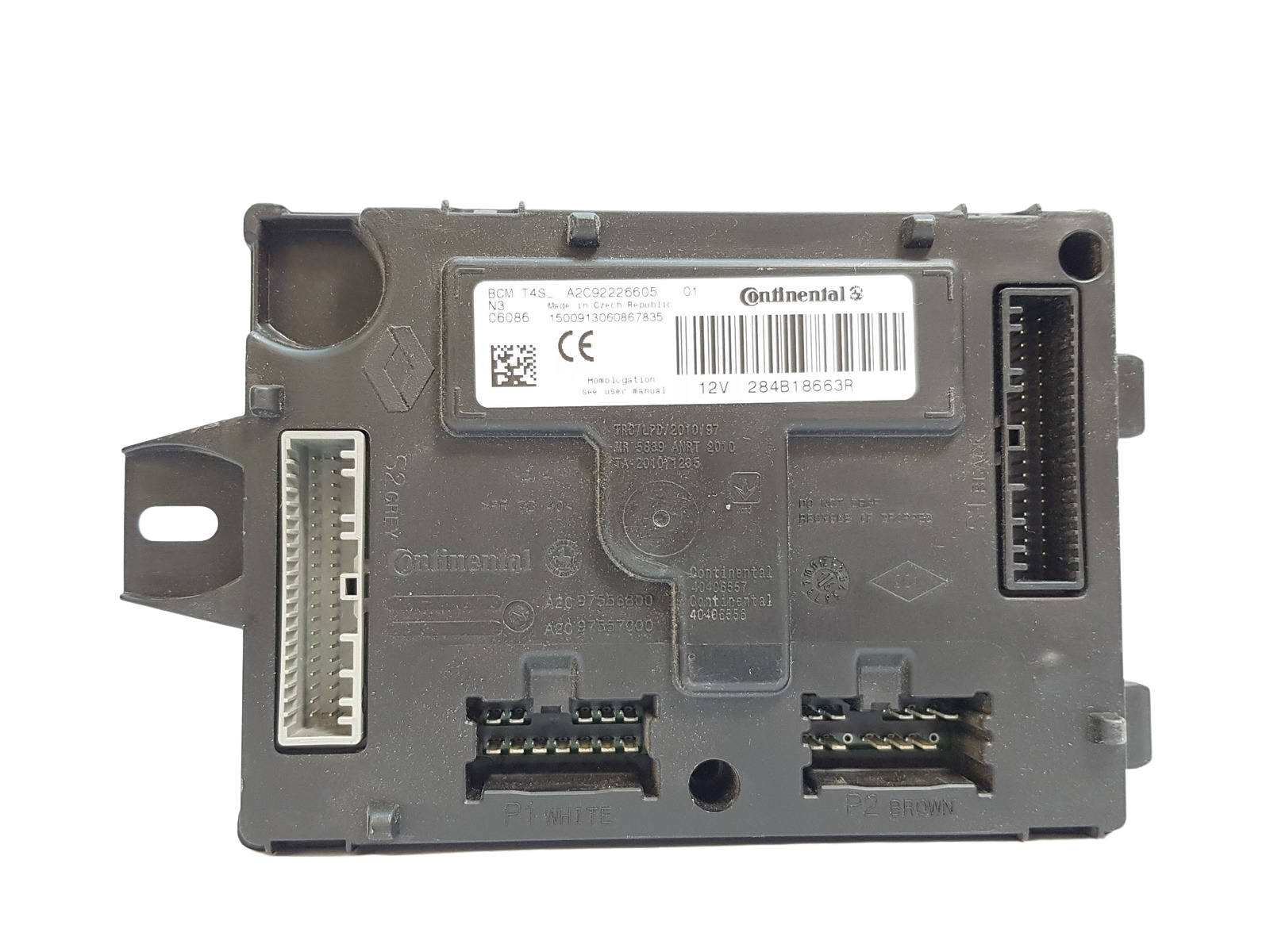 Centralina BCM T4SL Renault Dacia 284B18663R A2C92226605 Nuovo Originale main product photo