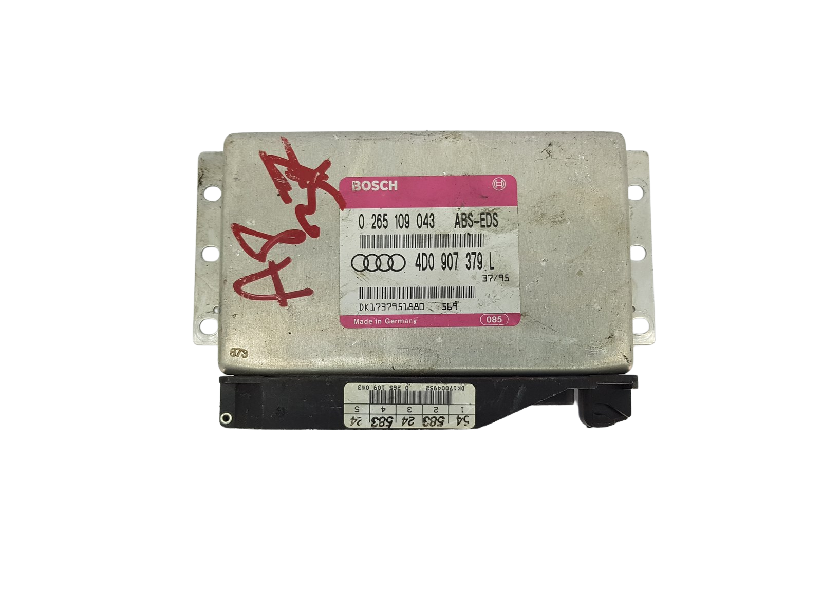 Centralina ABS-EDS Audi 4D0907379L 0265109043 Bosch main product photo