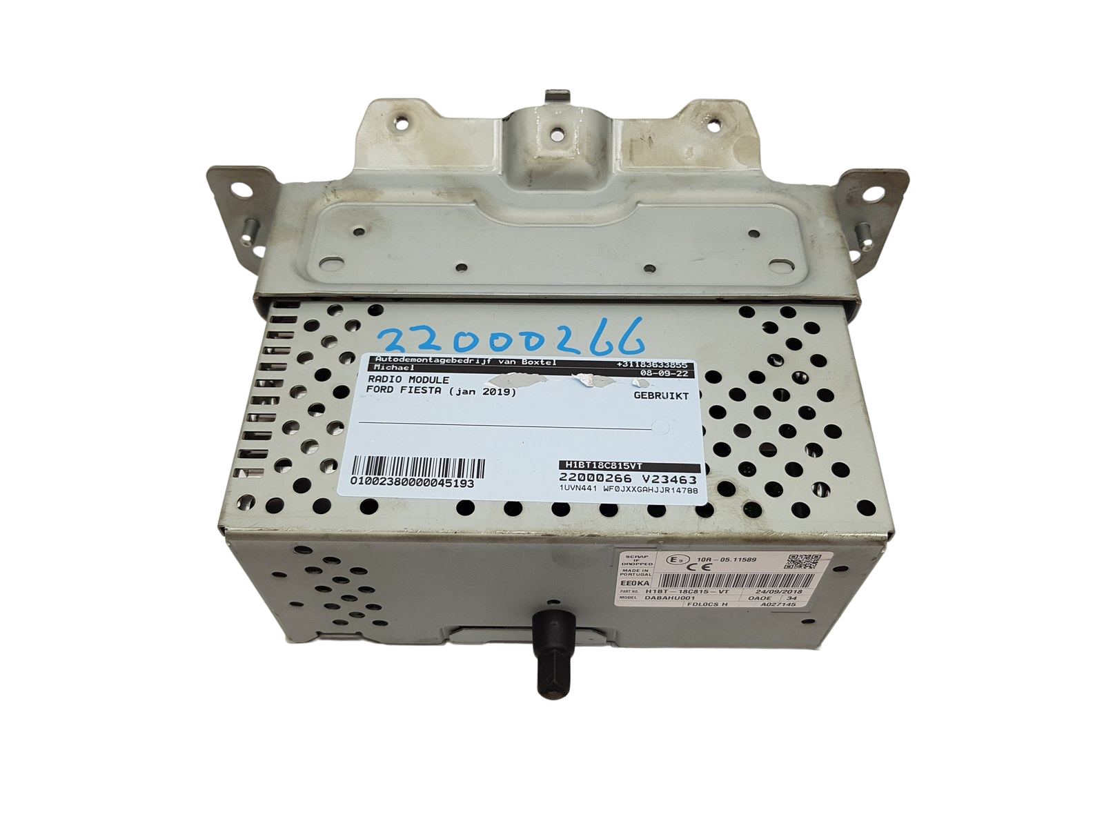 Autoradio Navi Ford Fiesta H1BT-18C815-VT DABAHU001 main product photo