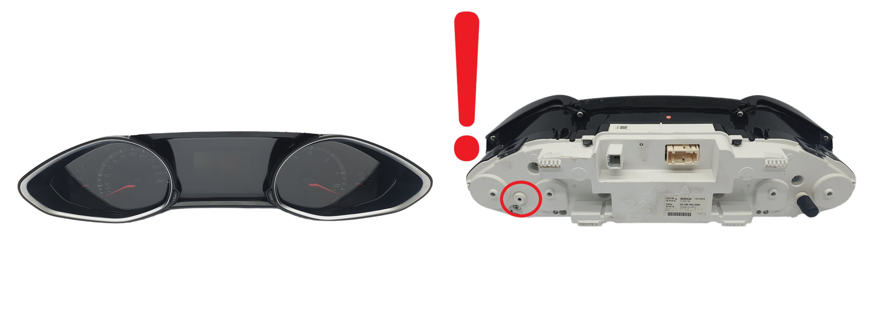 Contagiri Peugeot 308 T9 9809838380 60816 main product photo