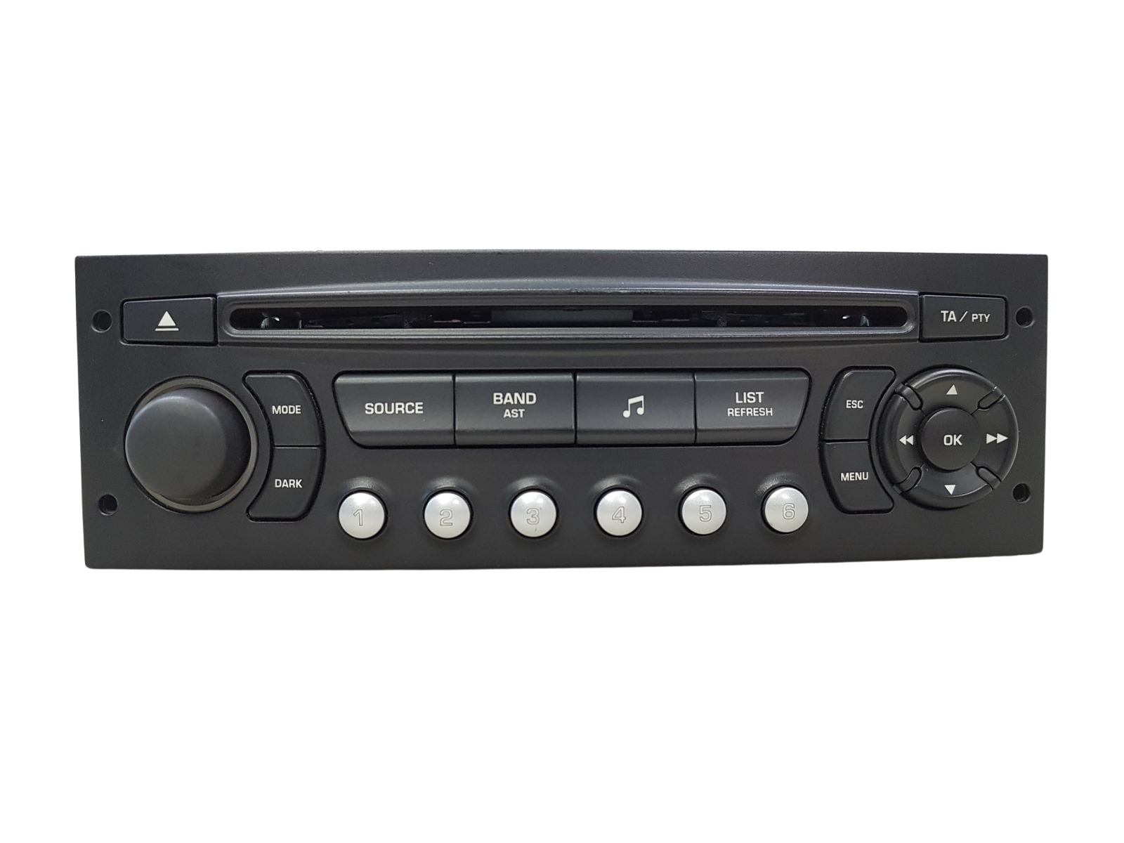 Radio lettore CD Peugeot 307 9659139977 7645038392 Blaupunkt 1302 main product photo