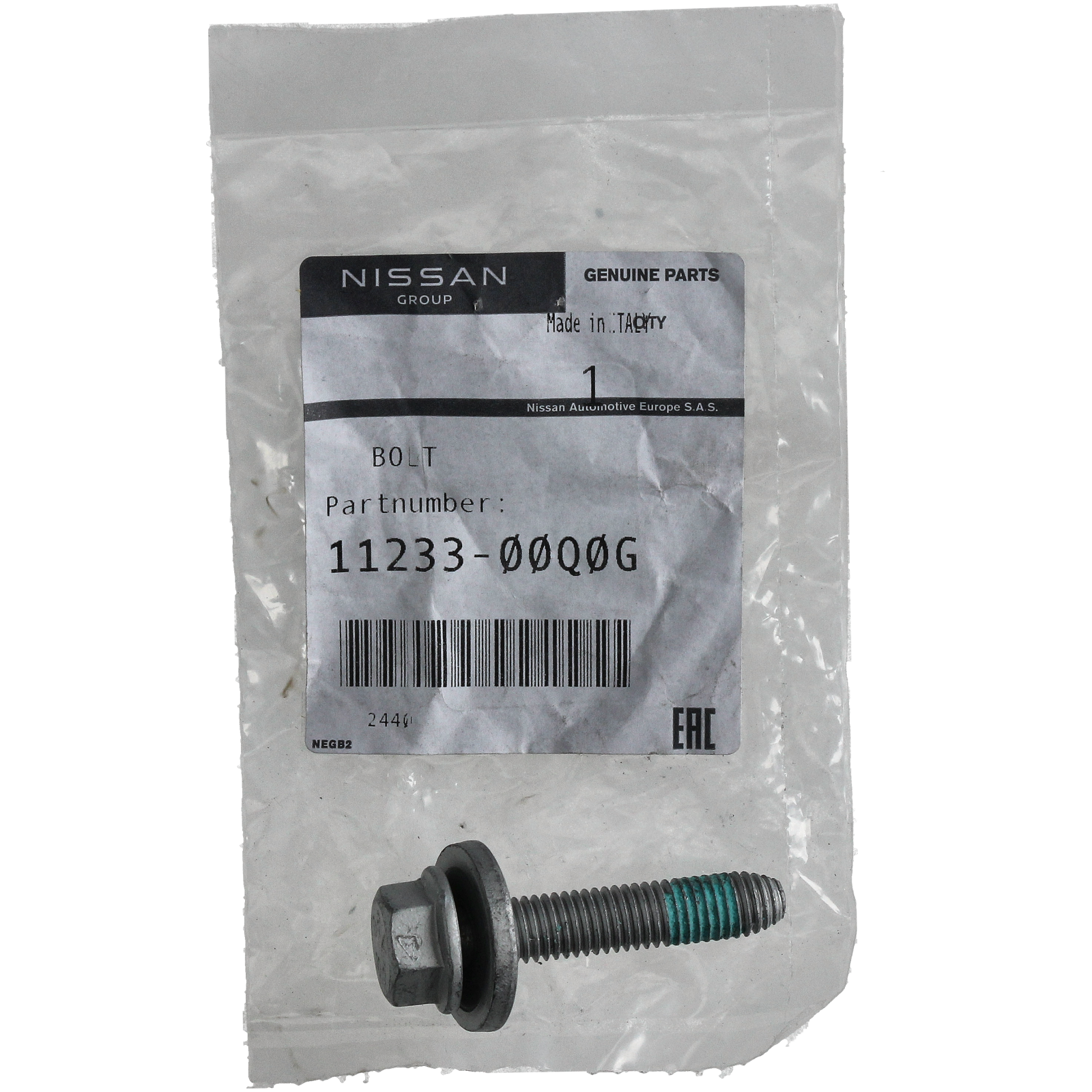 Bullone Originale 7703602318 1123300Q0G Nissan Renault main product photo