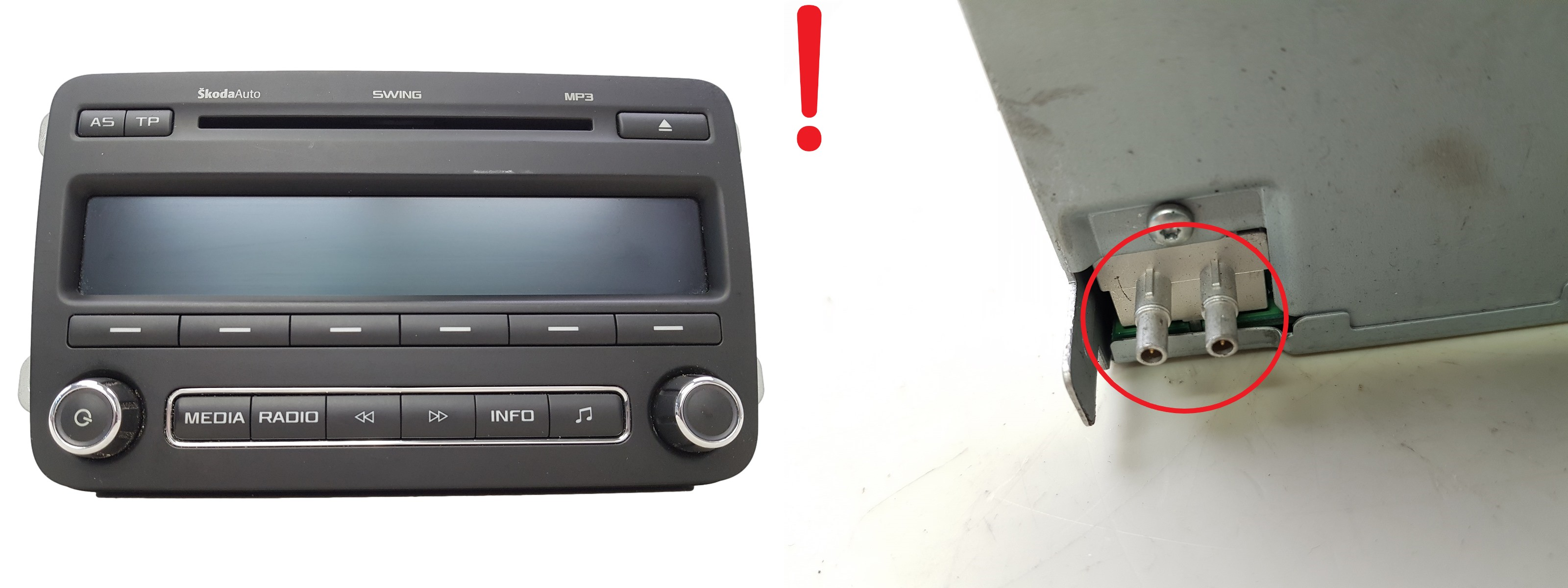 Autoradio Cd Mp3 Skoda Fabia Roomster 5J0035161C DE2-633 Swing Delphi main product photo