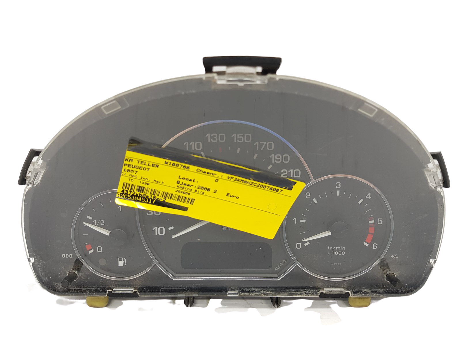Tachimetro Peugeot 1007 9658241780 25921 main product photo