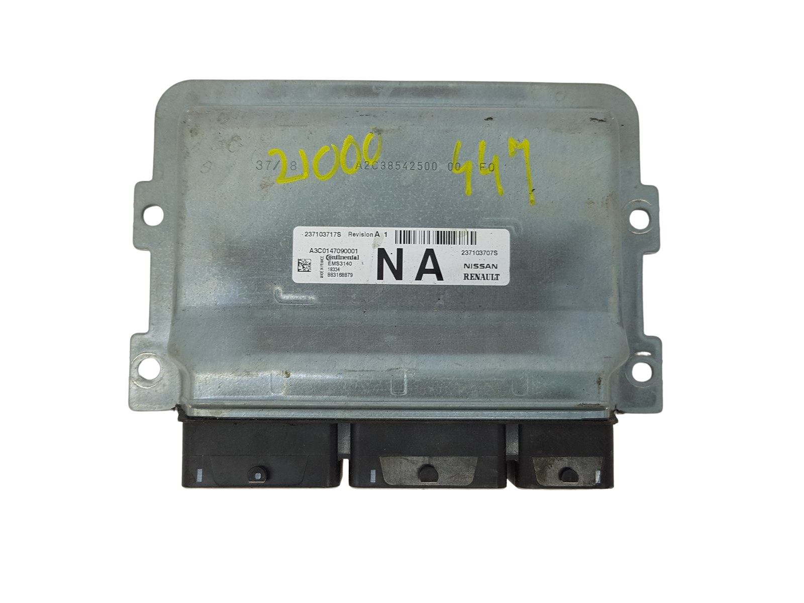 Centralina 237103707S A3C0147090001 237103717S Renault Continental 14940 main product photo