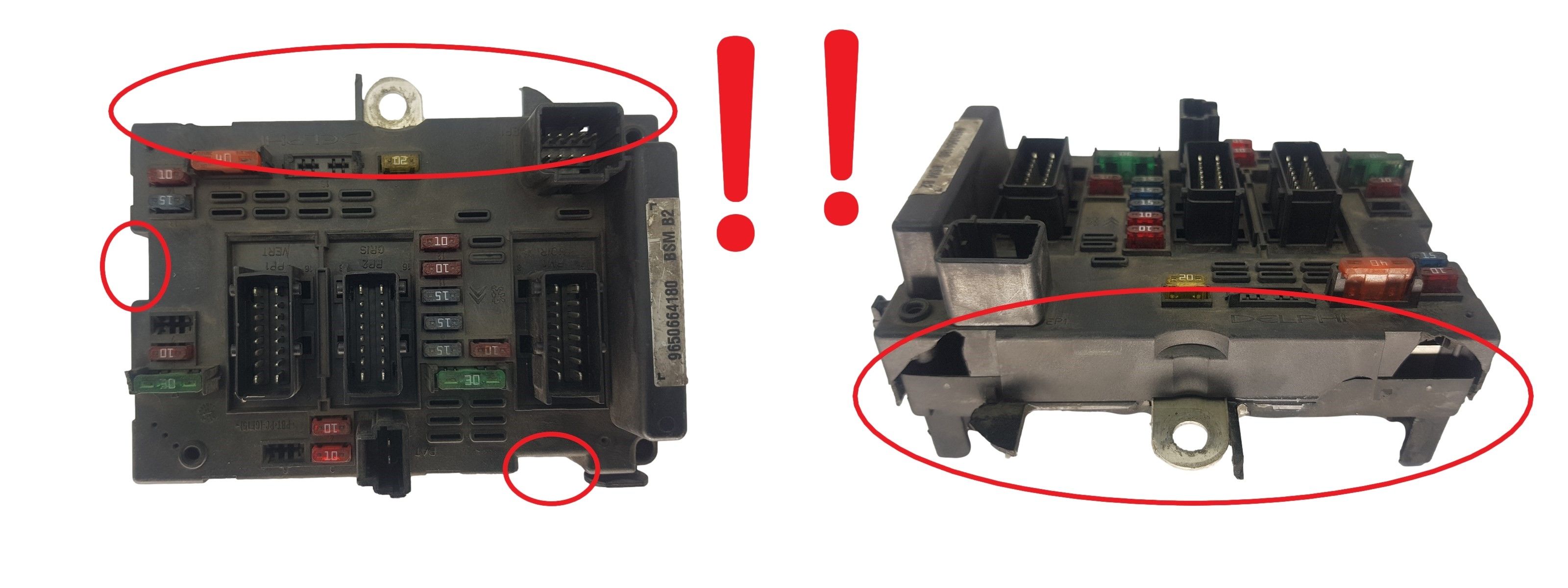 Centralina BSM B2 9650664180 PSA Delphi 1818 main product photo