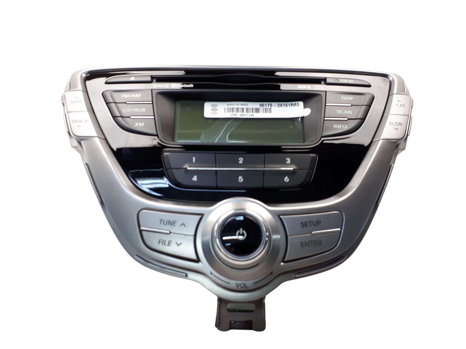 Autoradio Cd Mp3 BT Hyundai Elantra XM 96170-3X161RA5 1192 main product photo