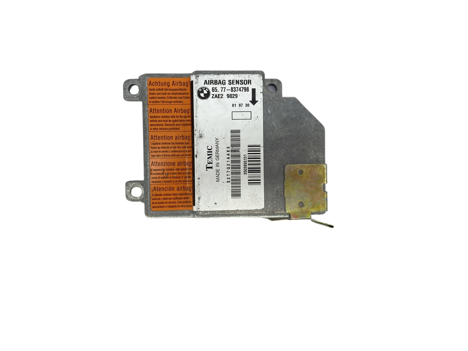 Modulo centralina 65.77-8374798 ZAE2 9029 BMW Temic 58586 main product photo