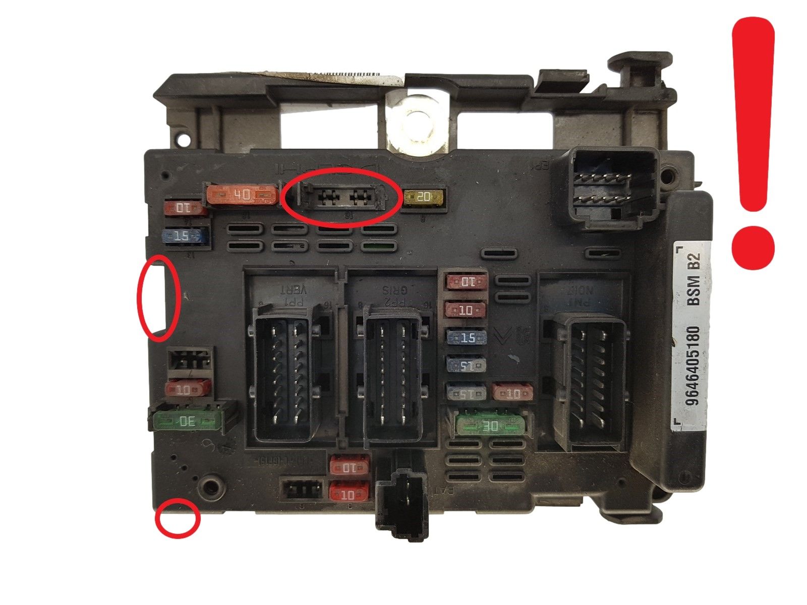 Centralina BSM B2 9646405180 PSA Delphi 1223 main product photo