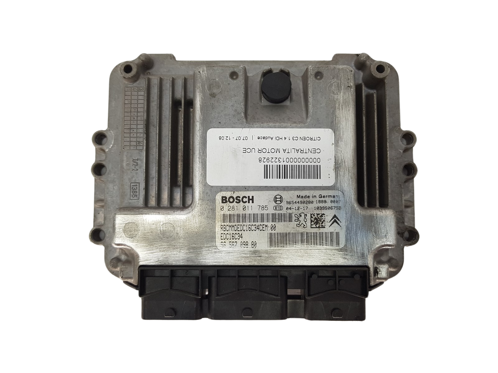 Centralina 0281011785 9656709880 9654490280 PSA Bosch 3076 main product photo