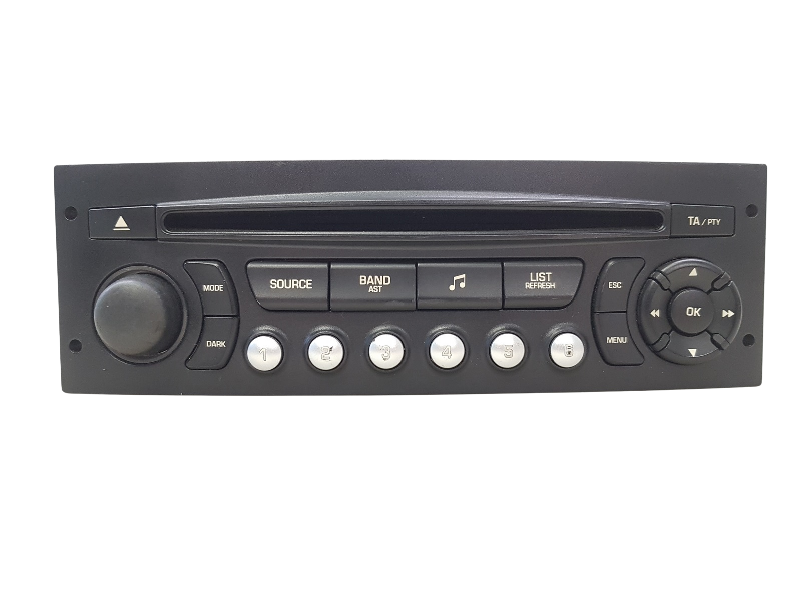 Radio lettore CD Citroen Peugeot 96662669XT PSARCD441-70 Continental 1180 main product photo