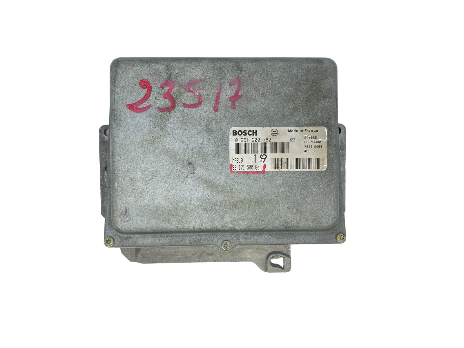 Centralina 0261200780 9617150080 PSA Bosch 58744 main product photo