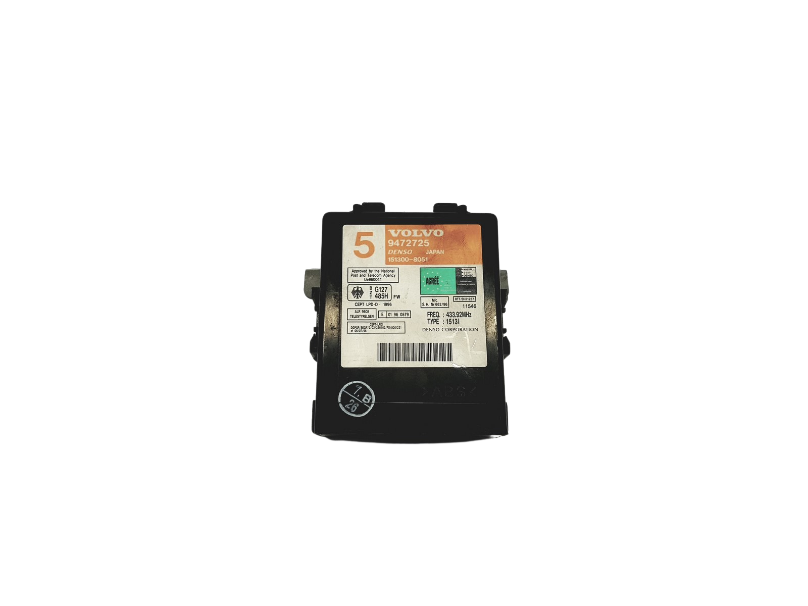 Controller Serratura Volvo 9472725 151300-8051 Denso 57902 main product photo