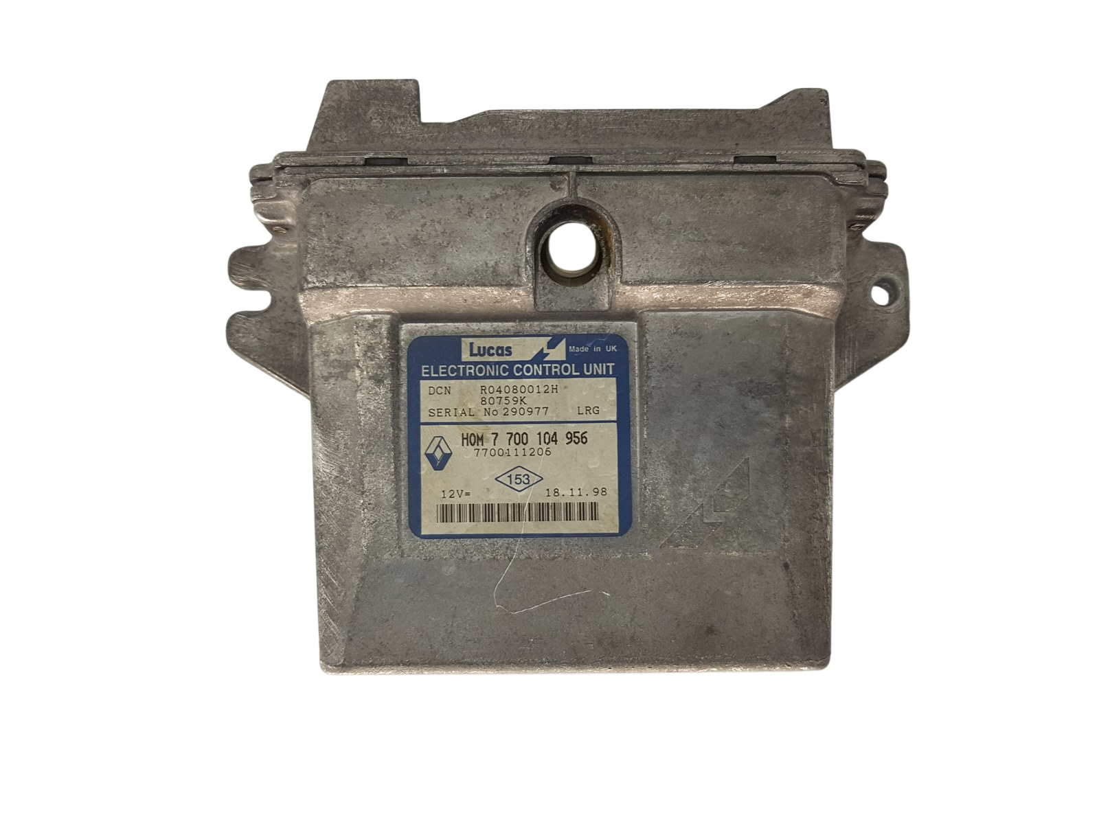 Centralina 7700104956 7700111206 R04080012H Renault Lucas 3665 main product photo