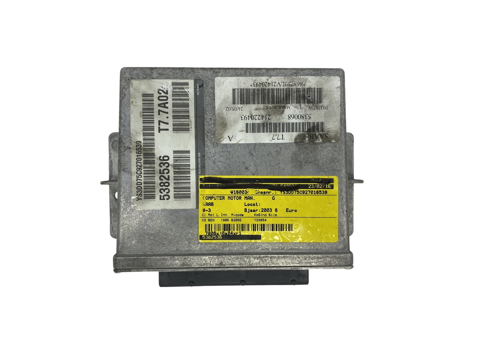 Centralina Motore ECU 5380068 09378739 5382536 Saab main product photo