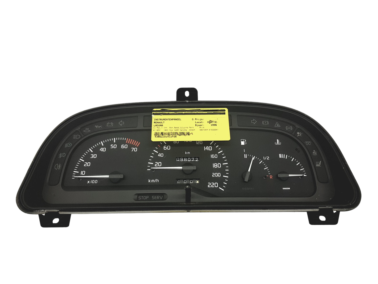 Contagiri Renault Laguna 1 7700844747 46117 main product photo