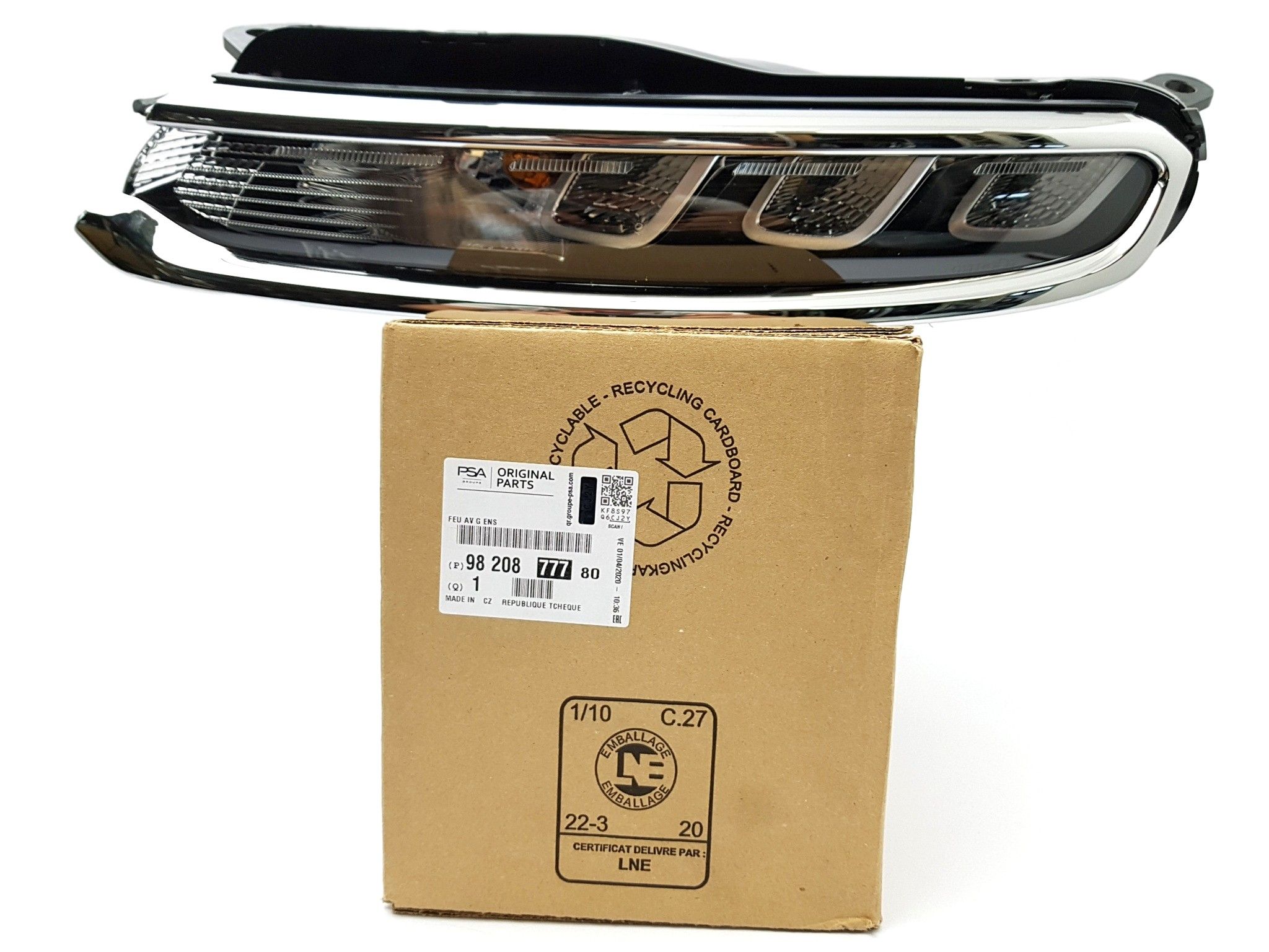 Faro LED Citroen 9820877780 Originale main product photo