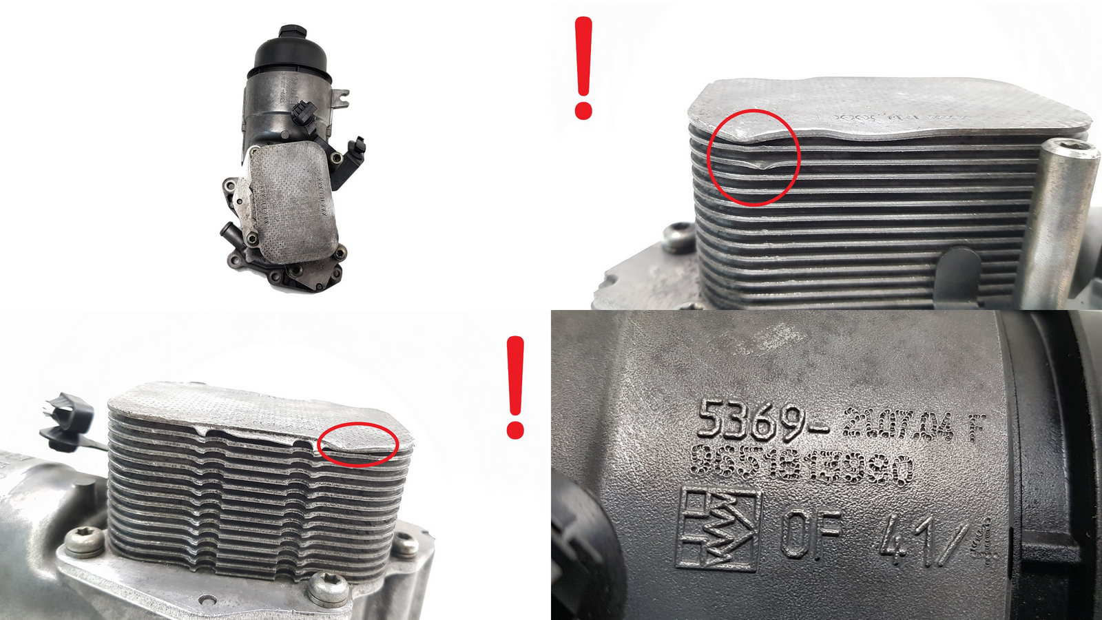 Alloggiamento Filtro Olio 9651813980 1103P0 1.6 HDI TDCi Citroen Peugeot Ford main product photo
