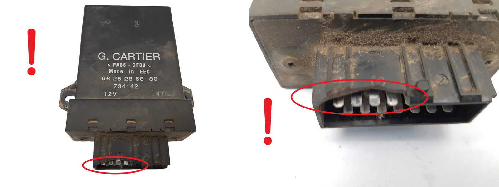 Relè Ventola 9625286880 G.CARTIER 734142 Citroen Peugeot 1028 main product photo